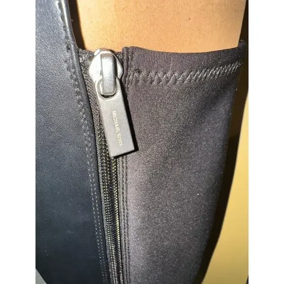 Michael Kors womens Bromley Flat Boot size 6 black knee- high boots - Picture 6 of 11